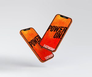 Eastworks slogan on mobile phones