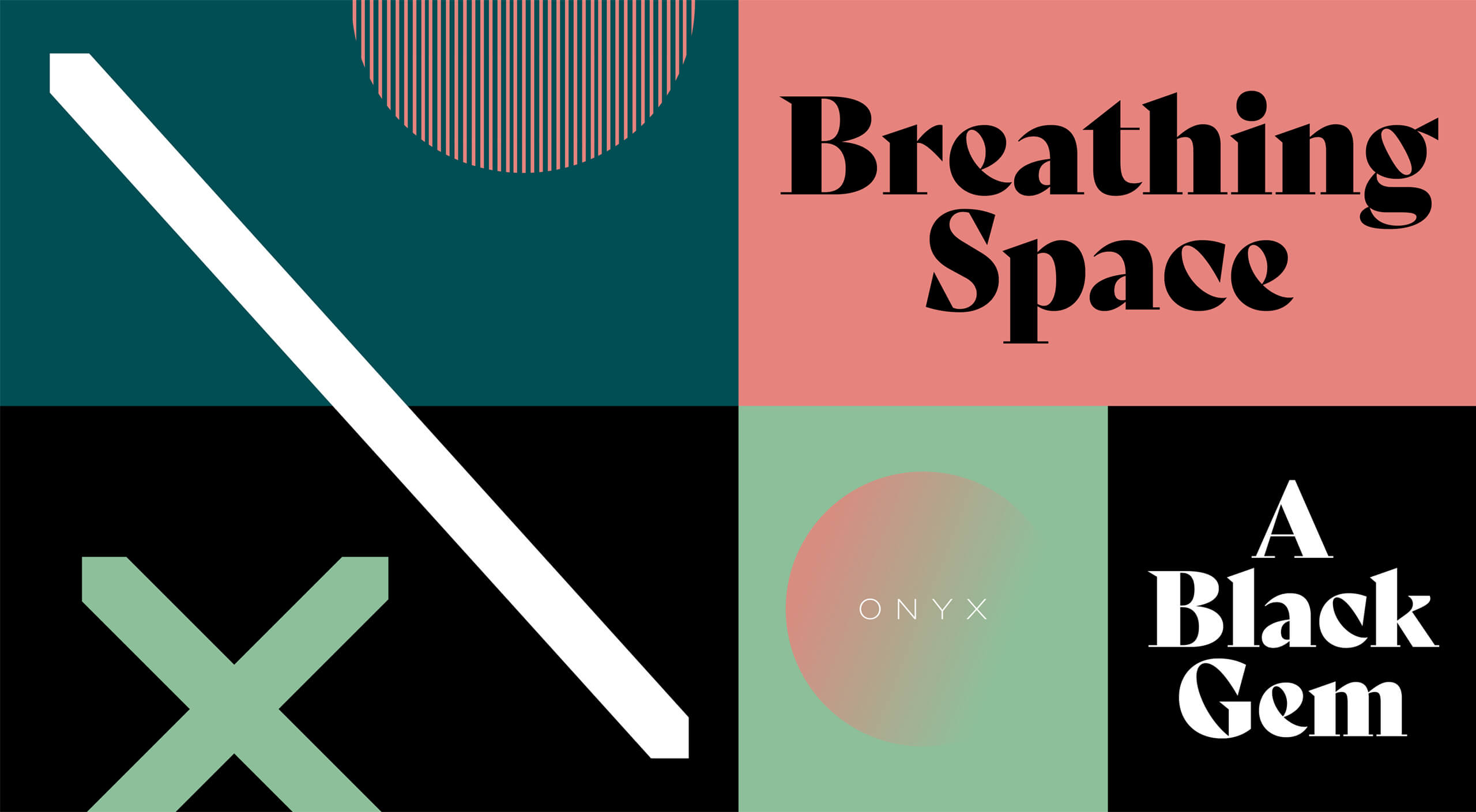 Onyx branding examples.