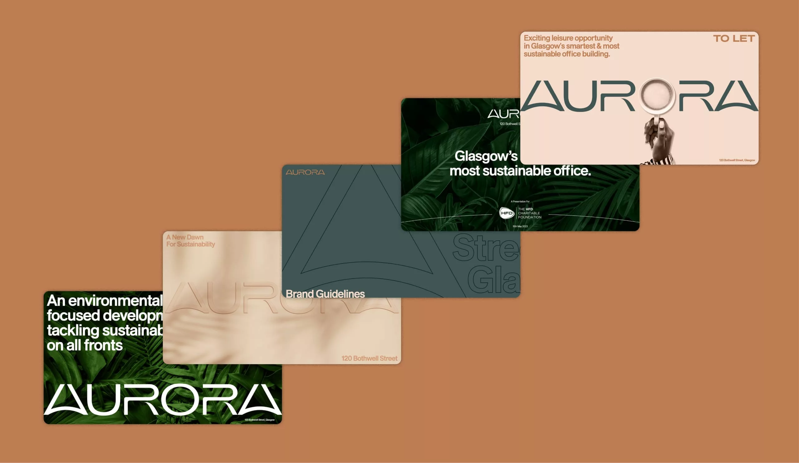 Selection of Aurora card designs.